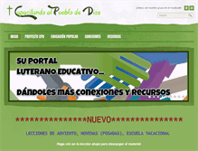 Tablet Screenshot of capacitandoalpueblodedios.org